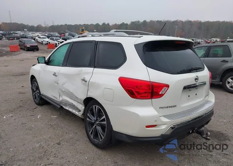 2017 Nissan Pathfinder Platinum from USA, damaged, VIN 5N1DR2MM0HC632129